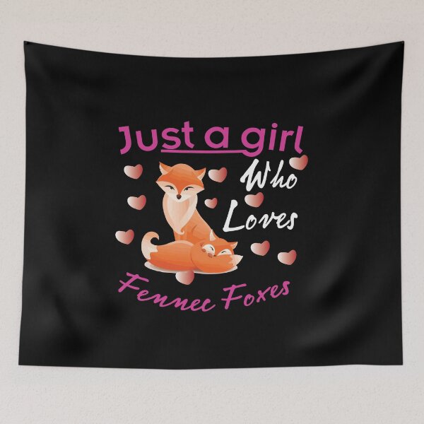 Item preview, just a girl who loves fennec foxes t-shirt designed and sold by Herodz.