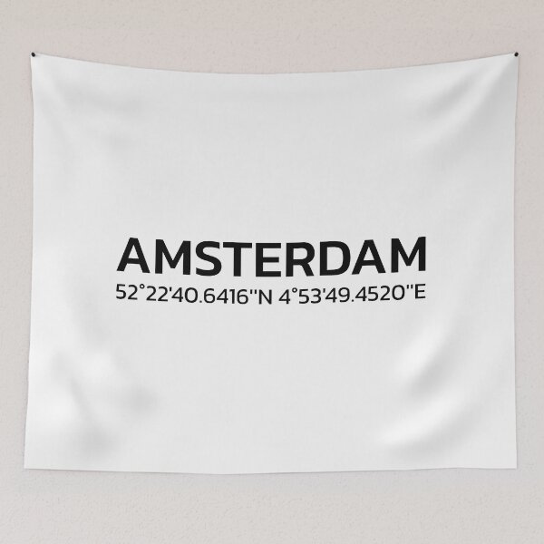 Item preview, Amsterdam Coordinates designed and sold by BeratBozan.