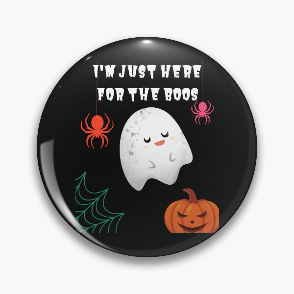 Item preview, I'm Just Here For The Boos - Cute Ghost Spiders Evil Pumpkin Cobweb designed and sold by Mechanical-Artt.