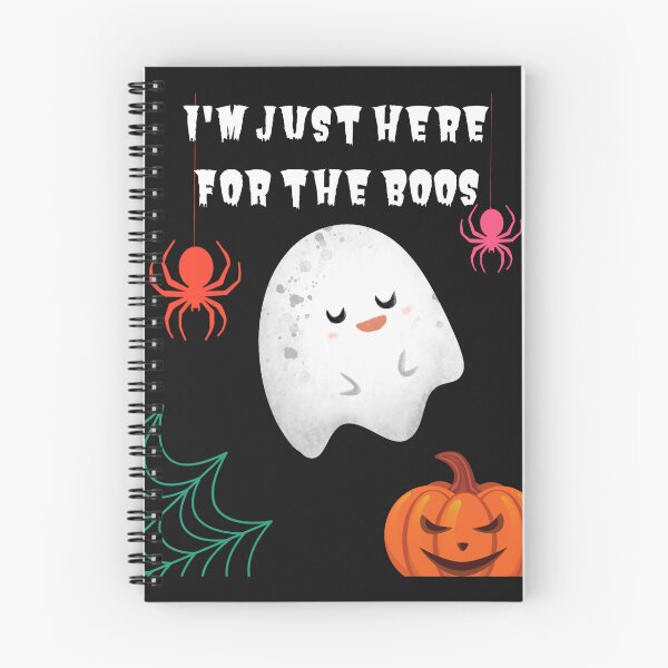 Item preview, I'm Just Here For The Boos - Cute Ghost Spiders Evil Pumpkin Cobweb designed and sold by Mechanical-Artt.