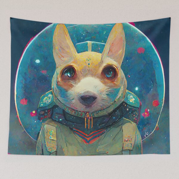 Item preview, space dog [corgi] designed and sold by IA-Power.
