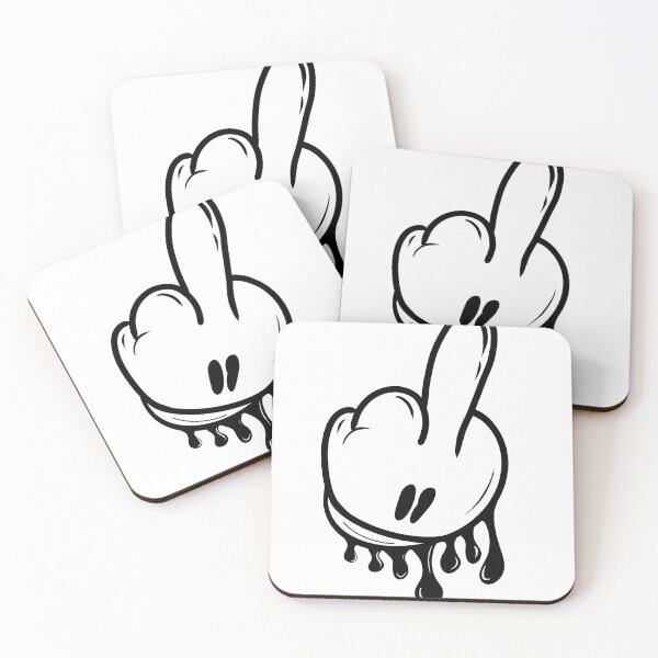 Item preview, Cartoon middle finger  designed and sold by Karl Downes.