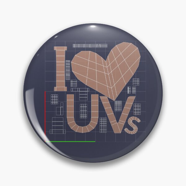 Item preview, I Love UVs! designed and sold by fellowhumantoys.