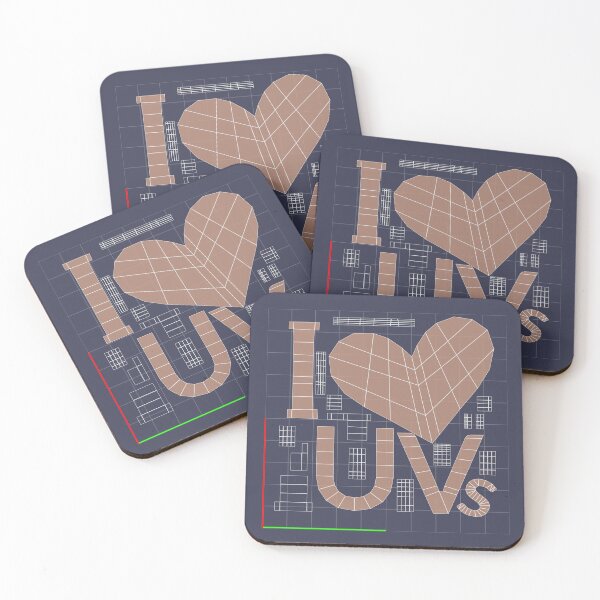 Item preview, I Love UVs! designed and sold by fellowhumantoys.