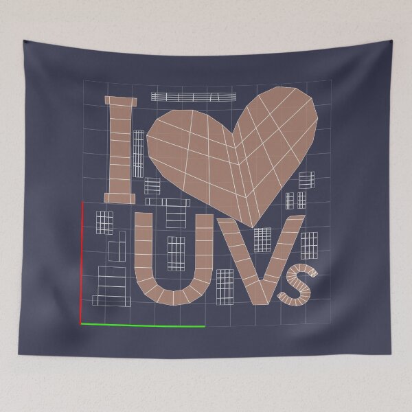 Item preview, I Love UVs! designed and sold by fellowhumantoys.