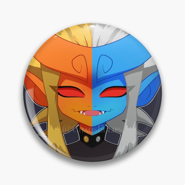Item preview, Jin and Yin Headshot designed and sold by ChaosEclips.