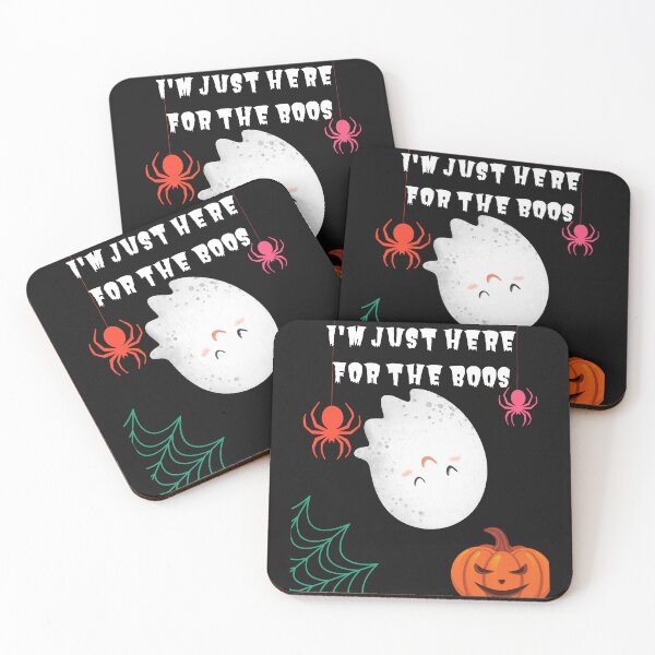 Artikelvorschau, Ich bin nur wegen der Boos hier - Süße Upside Down Ghost Spiders Evil Pumpkin Cobweb entworfen und verkauft von Mechanical-Artt.