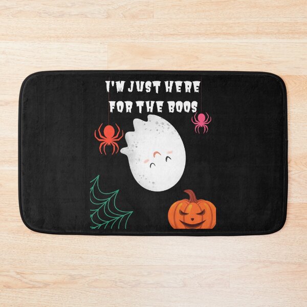 Item preview, I'm Just Here For The Boos - Cute Upside Down Ghost Spiders Evil Pumpkin Cobweb designed and sold by Mechanical-Artt.