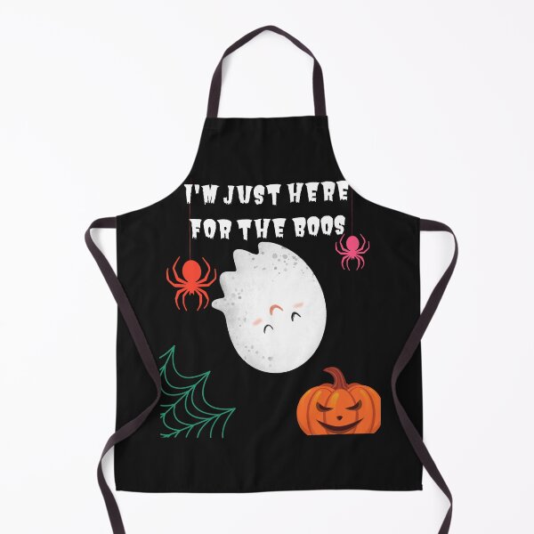Artikelvorschau, Ich bin nur wegen der Boos hier - Süße Upside Down Ghost Spiders Evil Pumpkin Cobweb entworfen und verkauft von Mechanical-Artt.