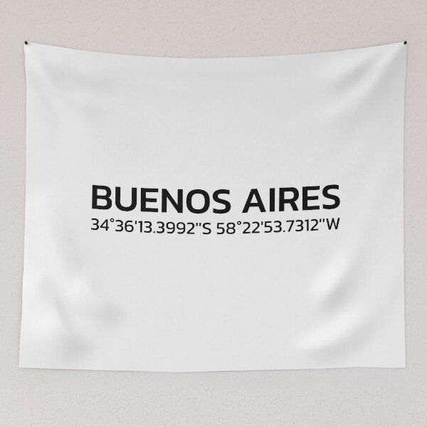 Item preview, Bouenos Aires Coordinates designed and sold by BeratBozan.