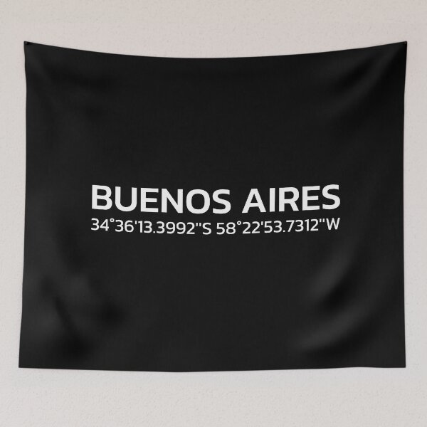Item preview, Bouenos Aires Coordinates designed and sold by BeratBozan.
