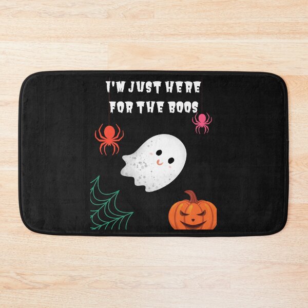 Item preview, I'm Just Here For The Boos - Cute Flying to the left Ghost Spiders Evil Pumpkin Cobweb designed and sold by Mechanical-Artt.