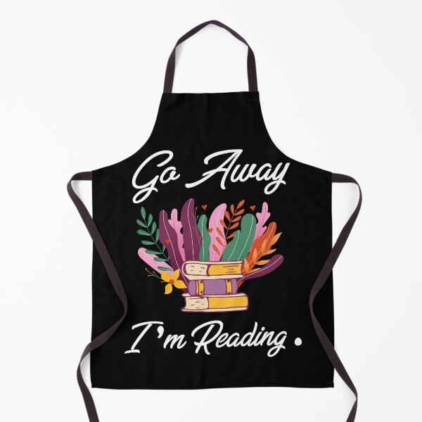 Item preview, go away im reading sticker, funny reading stickers, reading stickers for laptops and water bottle sticker decal, reading books decal designed and sold by TomorrowQuotes.