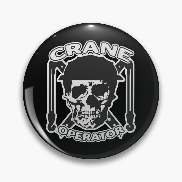 Item preview, Crane Operator Skull (Front/Back-BL) designed and sold by OESwag.