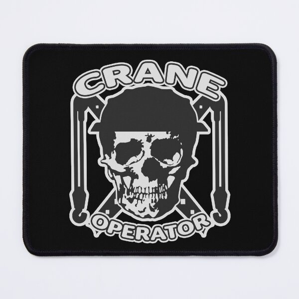 Item preview, Crane Operator Skull (Front/Back-BL) designed and sold by OESwag.