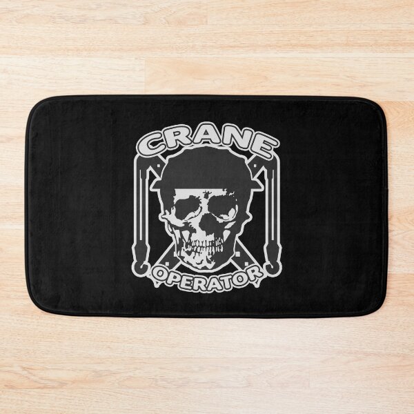 Item preview, Crane Operator Skull (Front/Back-BL) designed and sold by OESwag.