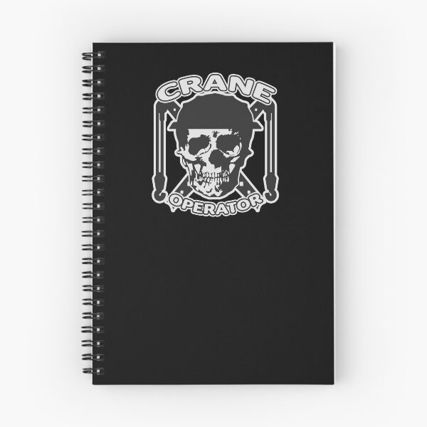 Item preview, Crane Operator Skull (Front/Back-BL) designed and sold by OESwag.