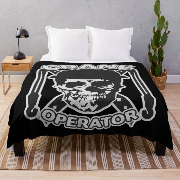 Item preview, Crane Operator Skull (Front/Back-BL) designed and sold by OESwag.
