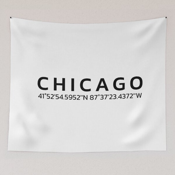 Item preview, Chicago Coordinates designed and sold by BeratBozan.