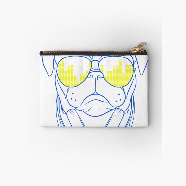 Item preview, Dog With Headphones Art Design designed and sold by Panda Branda.