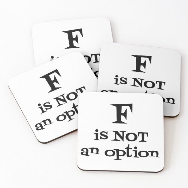 Item preview, F is not an option designed and sold by i-cottagedesign.