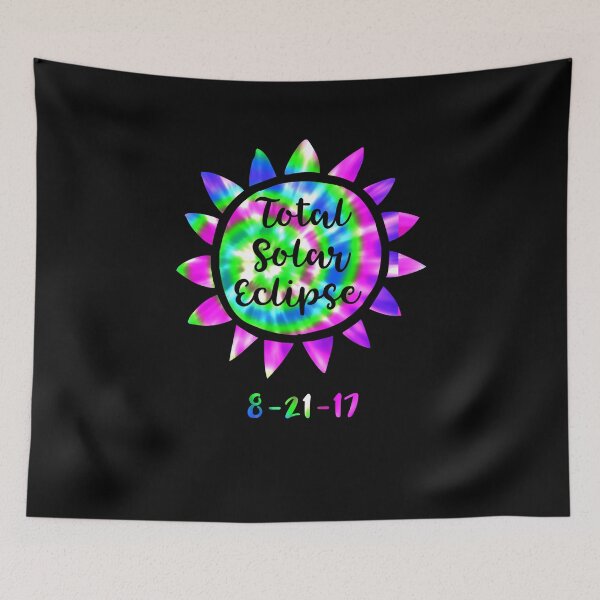 Item preview, Tie Dye Total Solar Eclipse Sun 8-21-17 designed and sold by 4Craig.