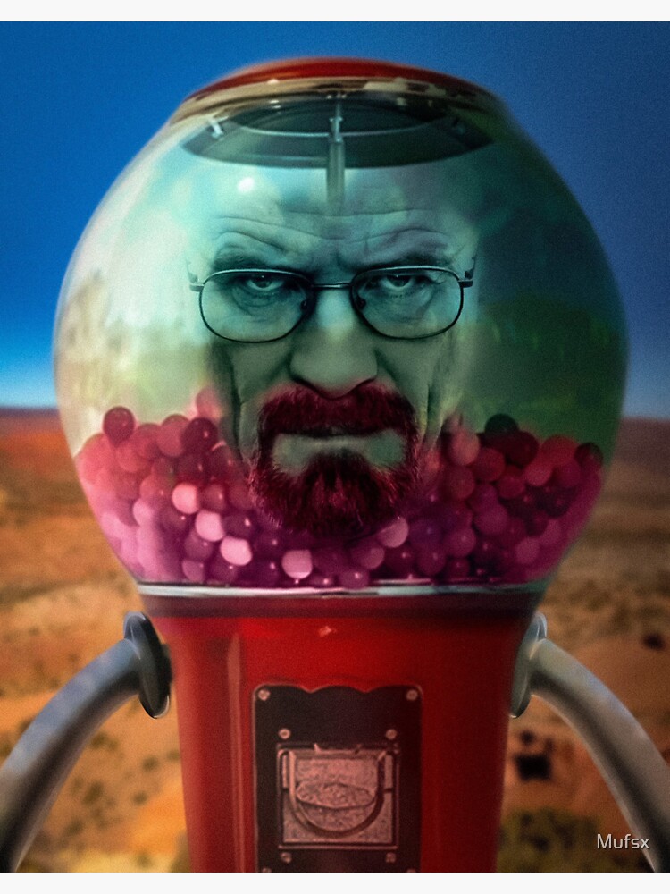 "walter white benson " Sticker for Sale by Mufsx Redbubble