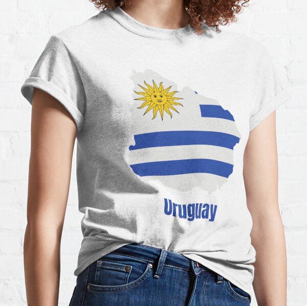  Camiseta de fútbol de la bandera Uruguay para hombre