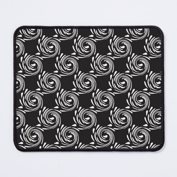 Item preview, White and Black swirl pattern designed and sold by Artistestella.