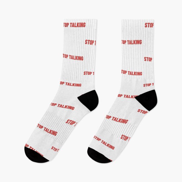 Item preview, Stop Talking. Funny Sarcastic NSFW Rude Inappropriate Saying designed and sold by That Cheeky Tee.