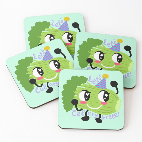 Item preview, Let's celery-brate! designed and sold by pencilpepper.
