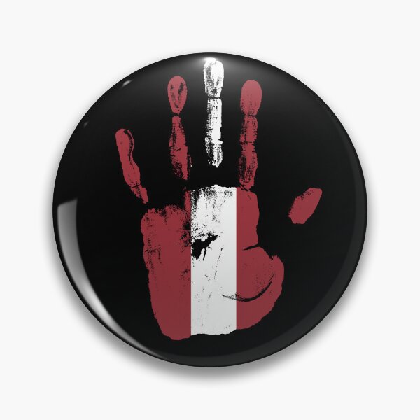 Item preview, Hand Latvia Flag Palm designed and sold by rafaeltto.