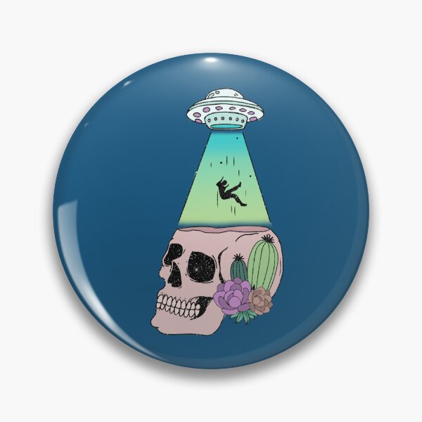 Item preview,  Alien Mind Abductee- Skull With Cactus designed and sold by ArtCreativeSACB.