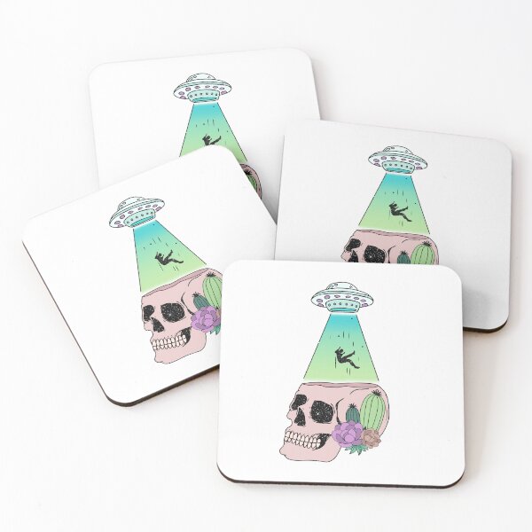 Item preview,  Alien Mind Abductee- Skull With Cactus designed and sold by ArtCreativeSACB.