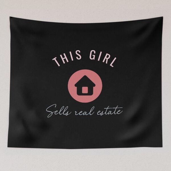 Item preview, This Girl Sells Real Estate Realtor Sayings designed and sold by anticagents.