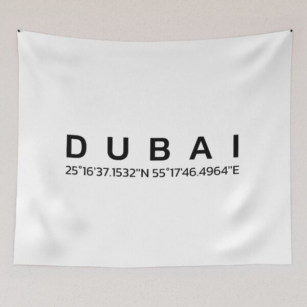 Item preview, Dubai Coordinates designed and sold by BeratBozan.