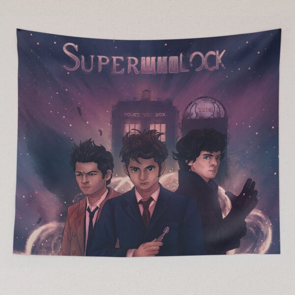 Item preview, Castiel, Ten, and Sherlock designed and sold by Littleartbot.