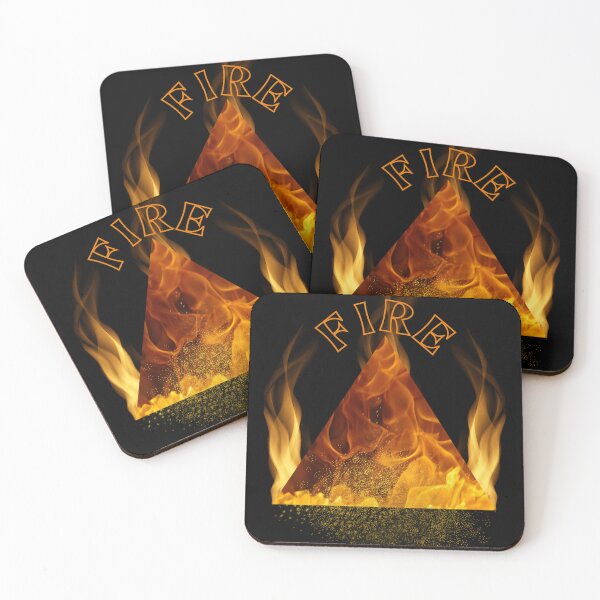 Item preview, Black Fire Element Symbol  designed and sold by 4ofLikeKind.