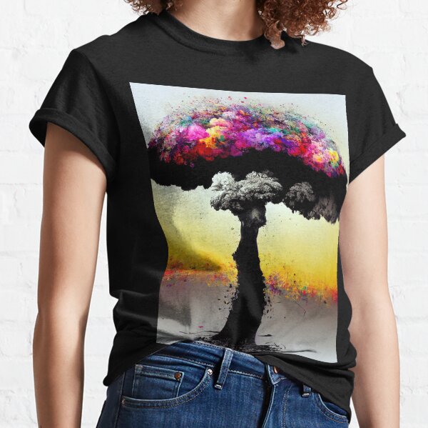 Item preview, Rainbow Mushroom Cloud Midjourney  designed and sold by AICustomArt ⭐⭐⭐⭐⭐.