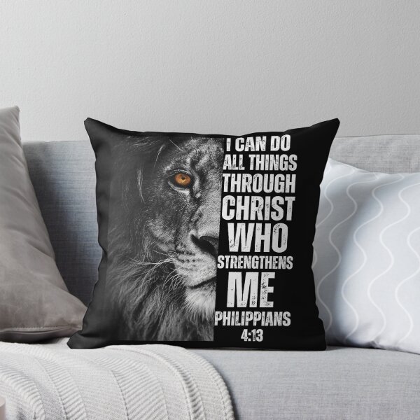 Item preview, Christian I Can Do All Things Through Christ Lion Faith designed and sold by au2515.