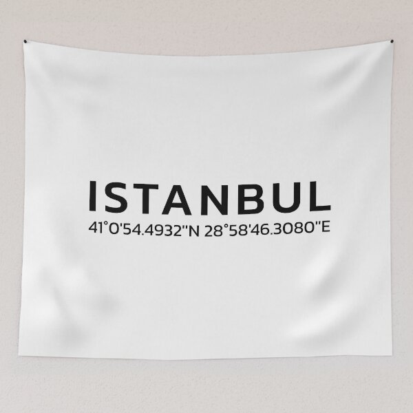 Item preview, Istanbul Coordinates designed and sold by BeratBozan.