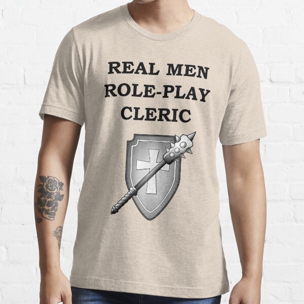 Cleric Dungeons and Dragons Character Class Premium Shirt DnD Gifts DnD RPG Gaming TTRPG DnD Gift Role Playing Game