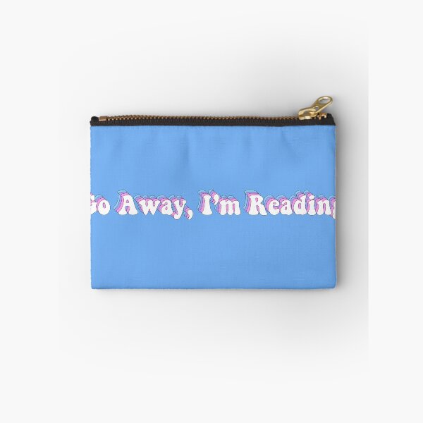 Item preview, go away im reading sticker, funny reading stickers, reading stickers for laptops and water bottle sticker decal, reading books decal designed and sold by TomorrowQuotes.