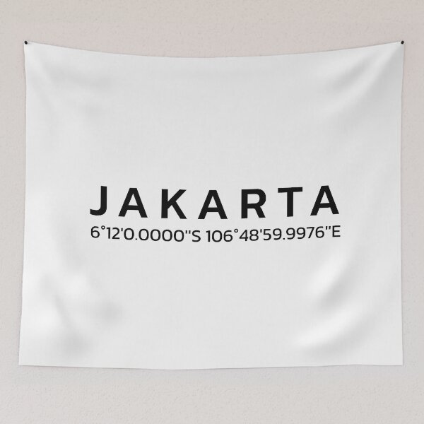 Item preview, Jakarta Coordinates designed and sold by BeratBozan.
