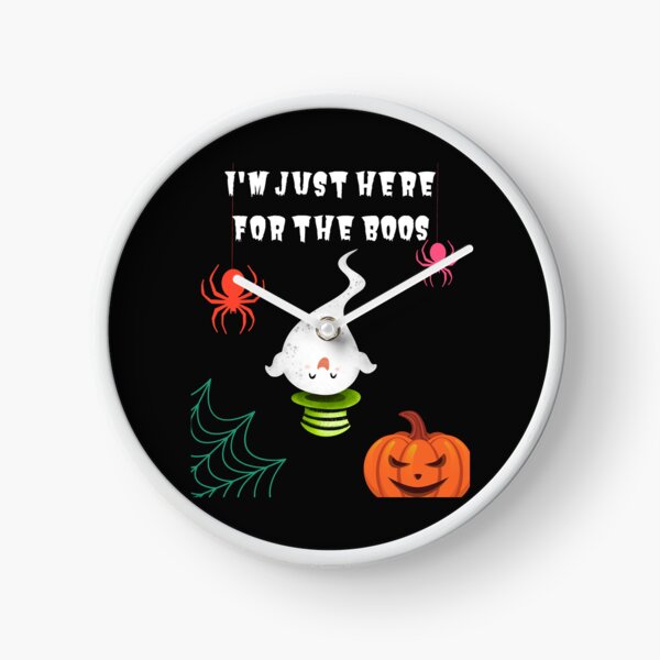 Artikelvorschau, I'm Just Here For The Boos - Süßer umgedrehter Geist mit grünem Hut Spiders Evil Pumpkin Cobweb entworfen und verkauft von Mechanical-Artt.