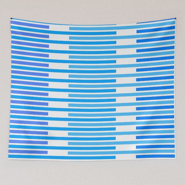 Item preview, Geometrical blue Stripes art for fine home decoration. designed and sold by paulo silveira.