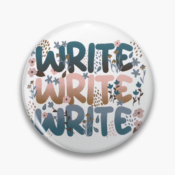 Item preview, Write Write Write in Florals designed and sold by Booneb.