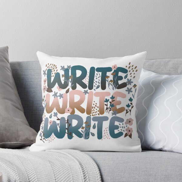 Item preview, Write Write Write in Florals designed and sold by Booneb.