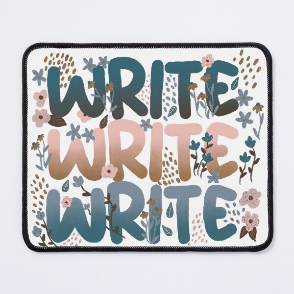 Item preview, Write Write Write in Florals designed and sold by Booneb.