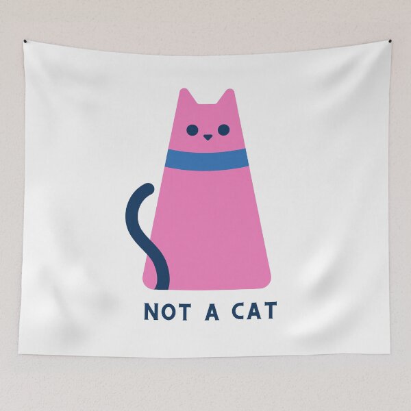 Item preview, pink cat designed and sold by CreativeDelco.